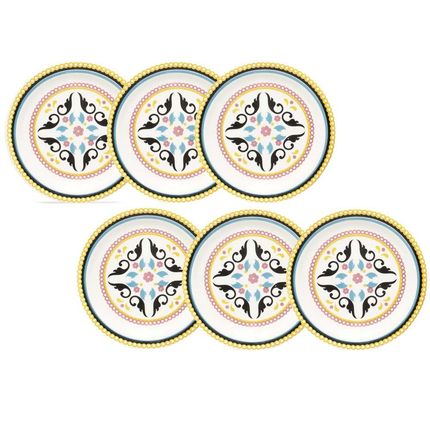 Conjunto de Pratos para Sobremesa Oxford Daily 20 CM em Ceramica JM18-6750 - 6 Pecas é ruim? Conjunto de Pratos para Sobremesa Oxford Daily 20 CM em Ceramica JM18-6750 - 6 Pecas é boa?