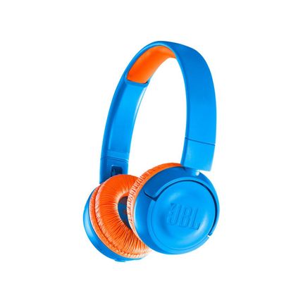 Headphone/Fone de Ouvido Bluetooth JBL - com Microfone Infantil Azul e Laranja JR300BT Menor preço em Headphone/Fone de Ouvido Bluetooth JBL - com Microfone Infantil Azul e Laranja JR300BT
