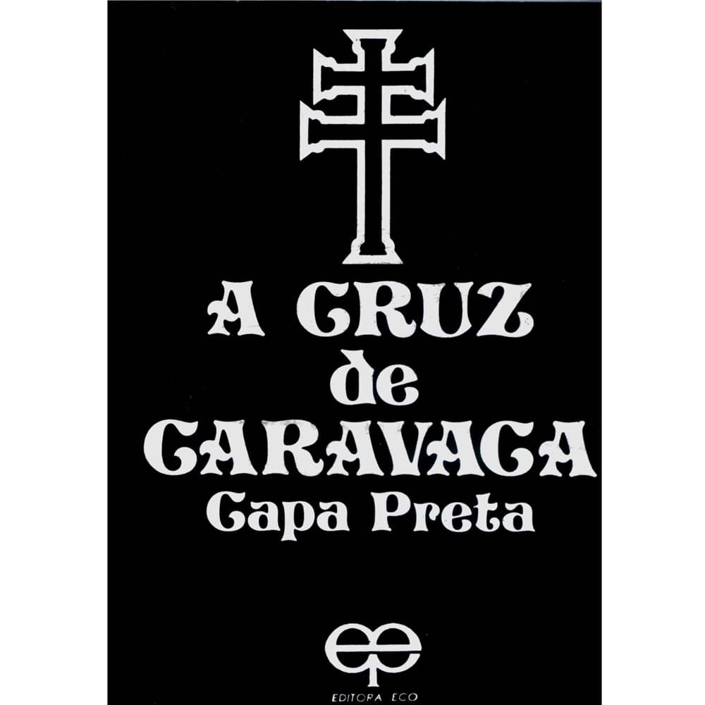 livro cruz de caravaca capa preta