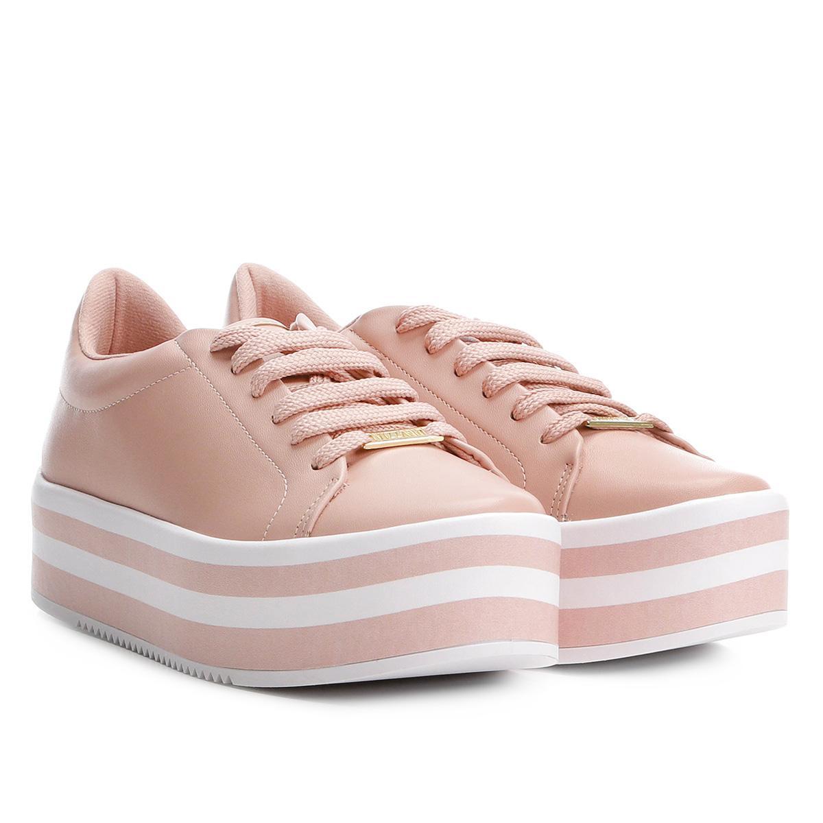 tenis plataforma feminino vizzano