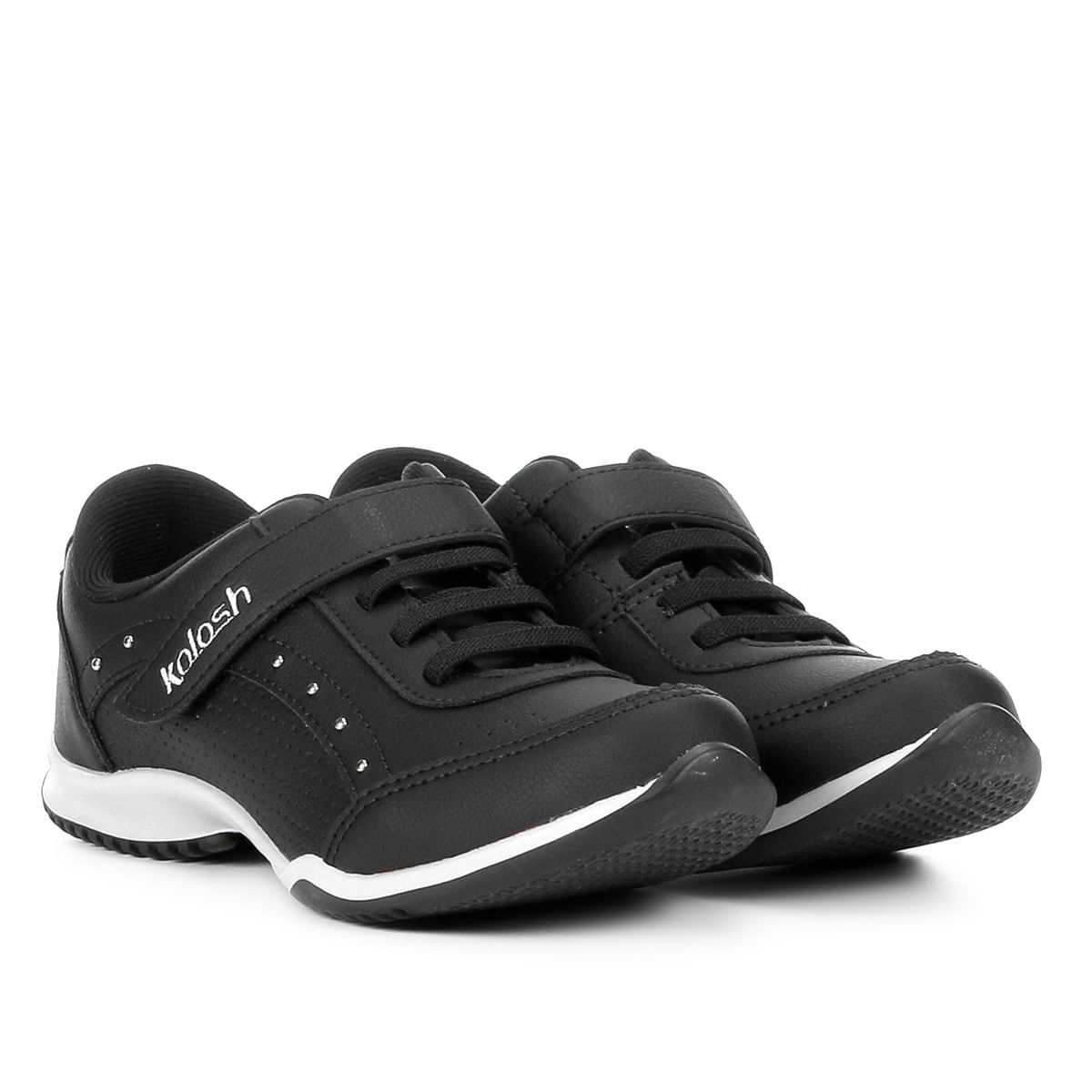 tenis kolosh preto com velcro