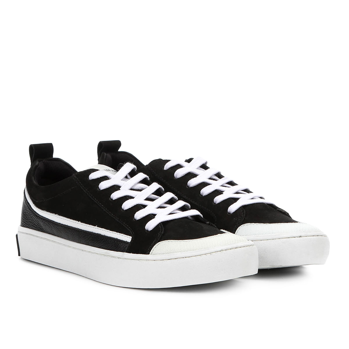 sapatênis calvin klein recortes branco