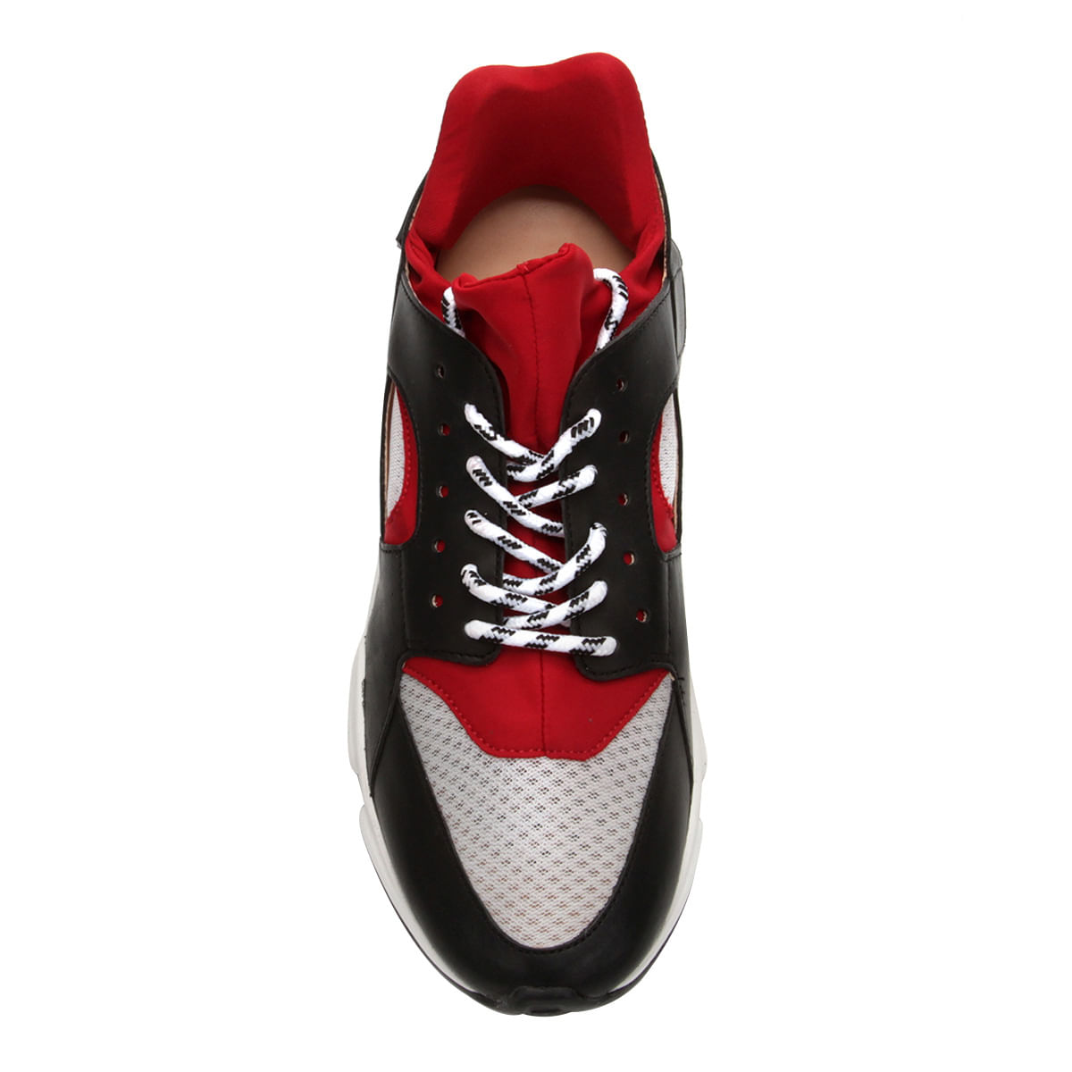 tênis couro carrano chunky sneaker feminino