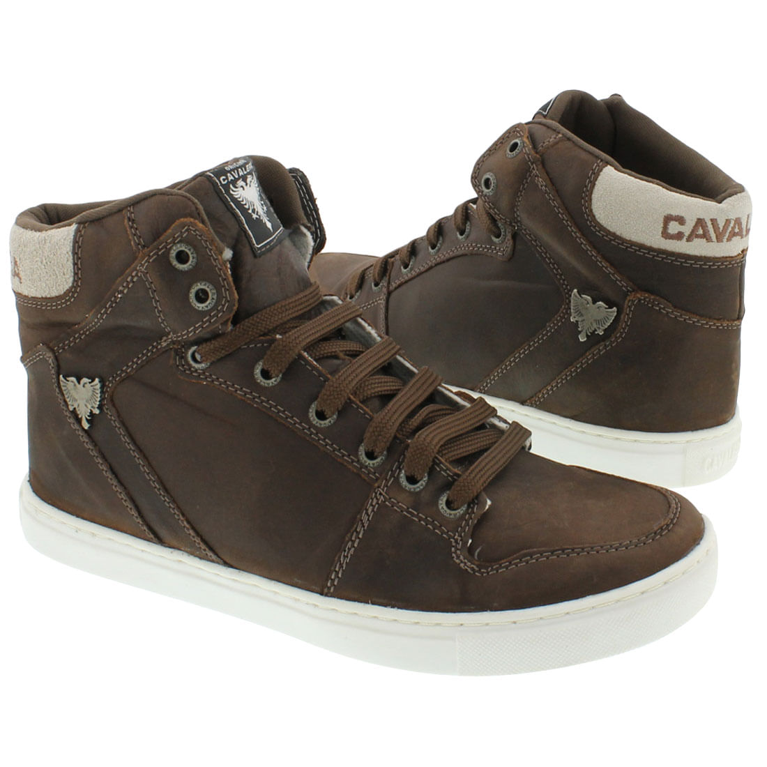tenis cavalera marrom