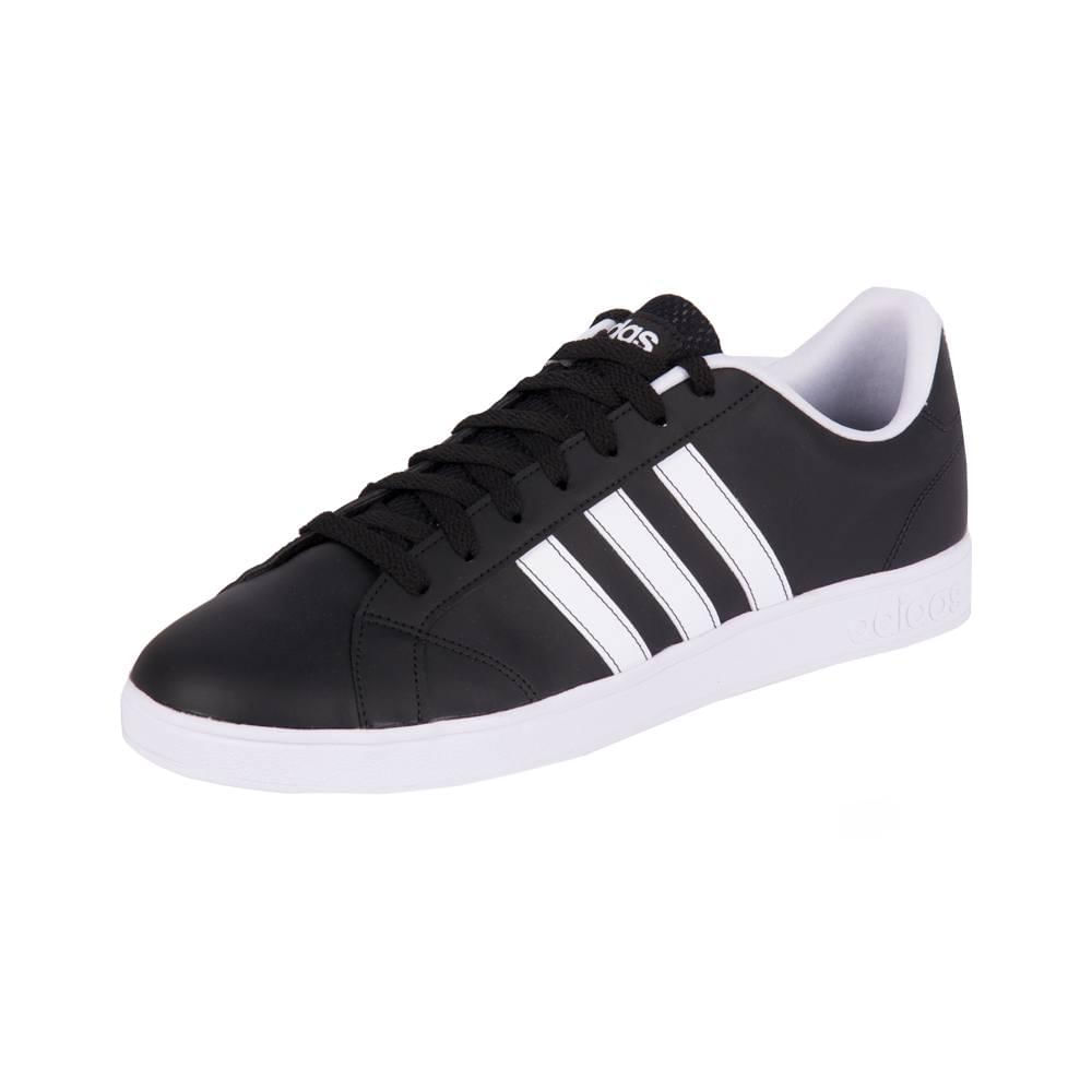 adidas advantage preto e branco