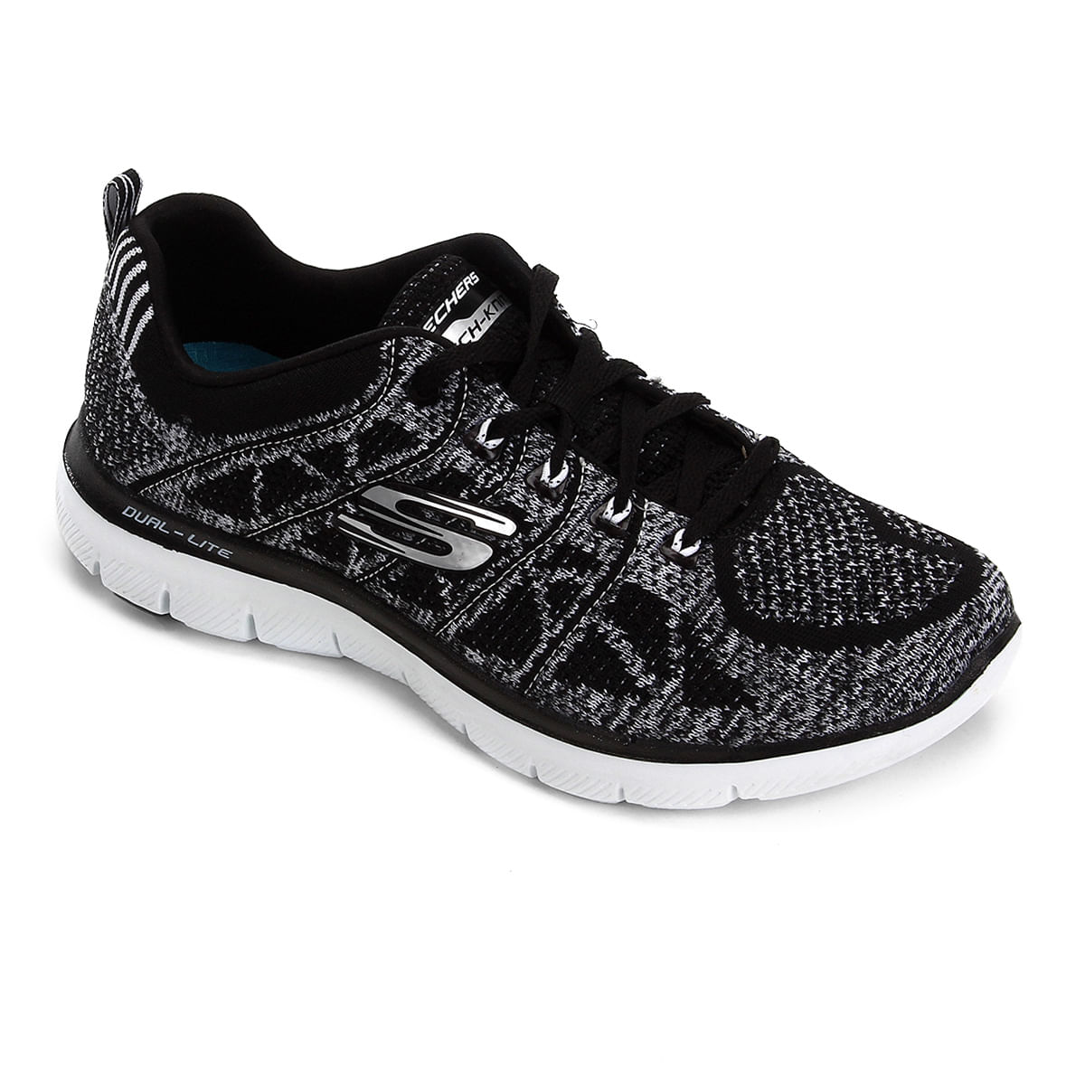 tênis skechers flex appeal 2.0 preto
