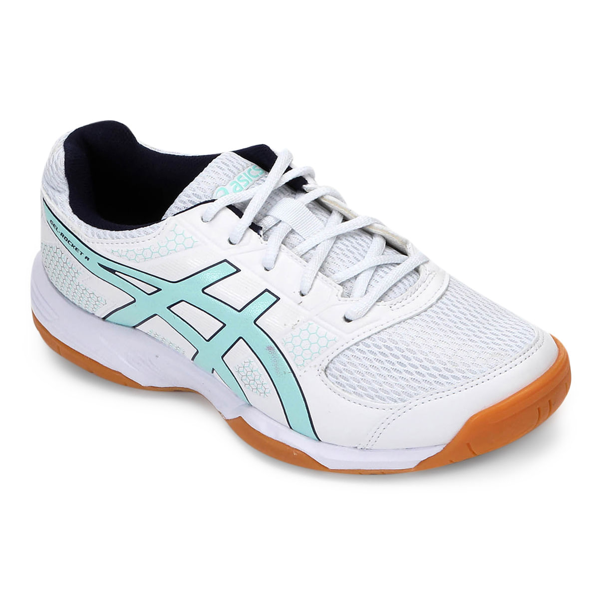 tenis asics azul claro feminino