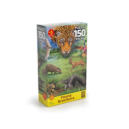 Menor preço em Puzzle 150 peças Fauna Brasileira