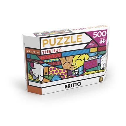 Menor preço em Puzzle 500 peças Panorama Romero Britto The Hug