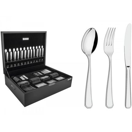 Faqueiro Tramontina Inox Sonata 66912224 - 130 Peças Menor preço em Faqueiro Tramontina Inox Sonata 66912224 - 130 Peças