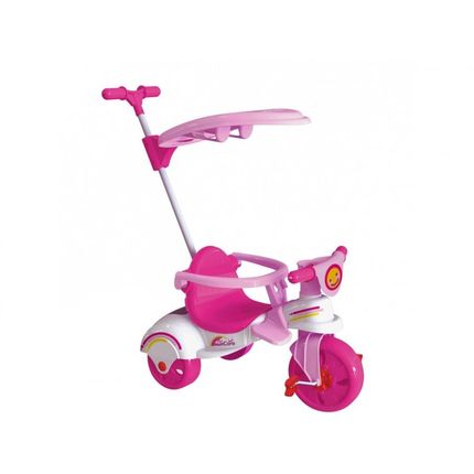 Triciclo Infantil com Empurrador Xalingo - Multi Care Girl 3 x 1 com Porta Objetos é boa?