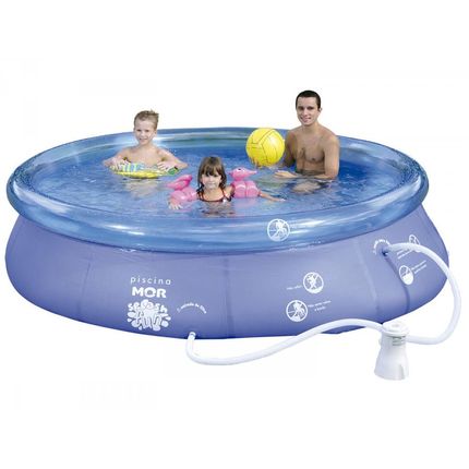 Menor preço em Piscina Redonda Inflável Splash Fun 7800L - Mor