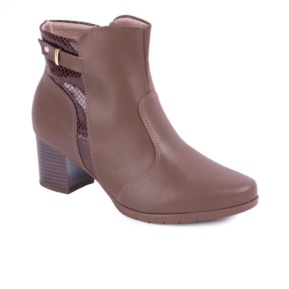 bota cano curto piccadilly marrom