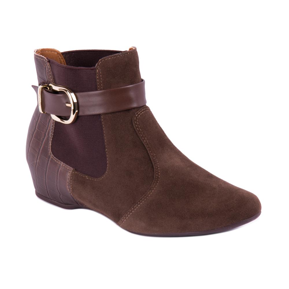 bota vizzano cano curto marrom
