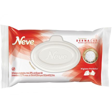 Lenço de Papel Umedecido Neve Toque de Seda - 48 Unidades Menor preço em Lenço de Papel Umedecido Neve Toque de Seda - 48 Unidades