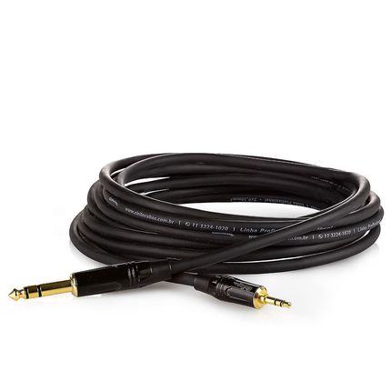 Cabo P2 para P10 - Estéreo Profissional Menor preço em Cabo P2 para P10 - Estéreo Profissional