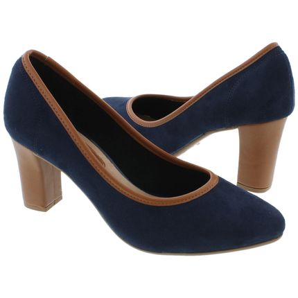 sapato beira rio azul marinho