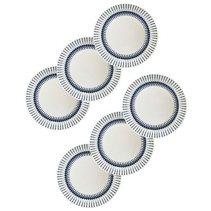 Conjunto de Pratos Rasos Oxford Colb Biona 26 CM em Ceramica MM12-1645 - 6 Pecas Menor preço em Conjunto de Pratos Rasos Oxford Colb Biona 26 CM em Ceramica MM12-1645 - 6 Pecas