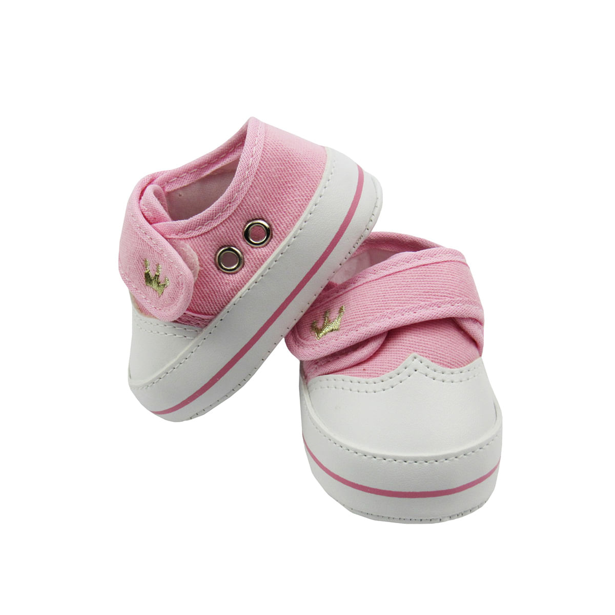 tenis com rosa bordada