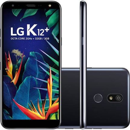 Menor preço em Smartphone LG K12 Plus 32GB Dual Chip Android 8.1 Oreo Tela 5,7" Octa Core 2.0GHz 4G Câmera 16MP Inteligência Artificial – Preto