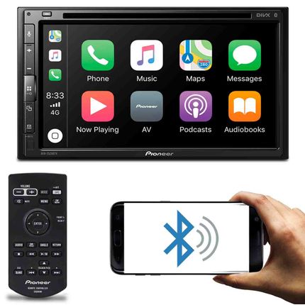 Central Multimídia Pioneer AVH-Z5280TV 6.8" Bluetooth Espelhamento Android iOS TV MP3 Com Controle Menor preço em Central Multimídia Pioneer AVH-Z5280TV 6.8" Bluetooth Espelhamento Android iOS TV MP3 Com Controle