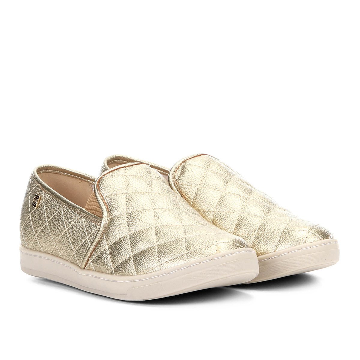 Slip On Loucos \u0026 Santos Matelassê Metalizado Feminino - Compre no  ShopFácil.com