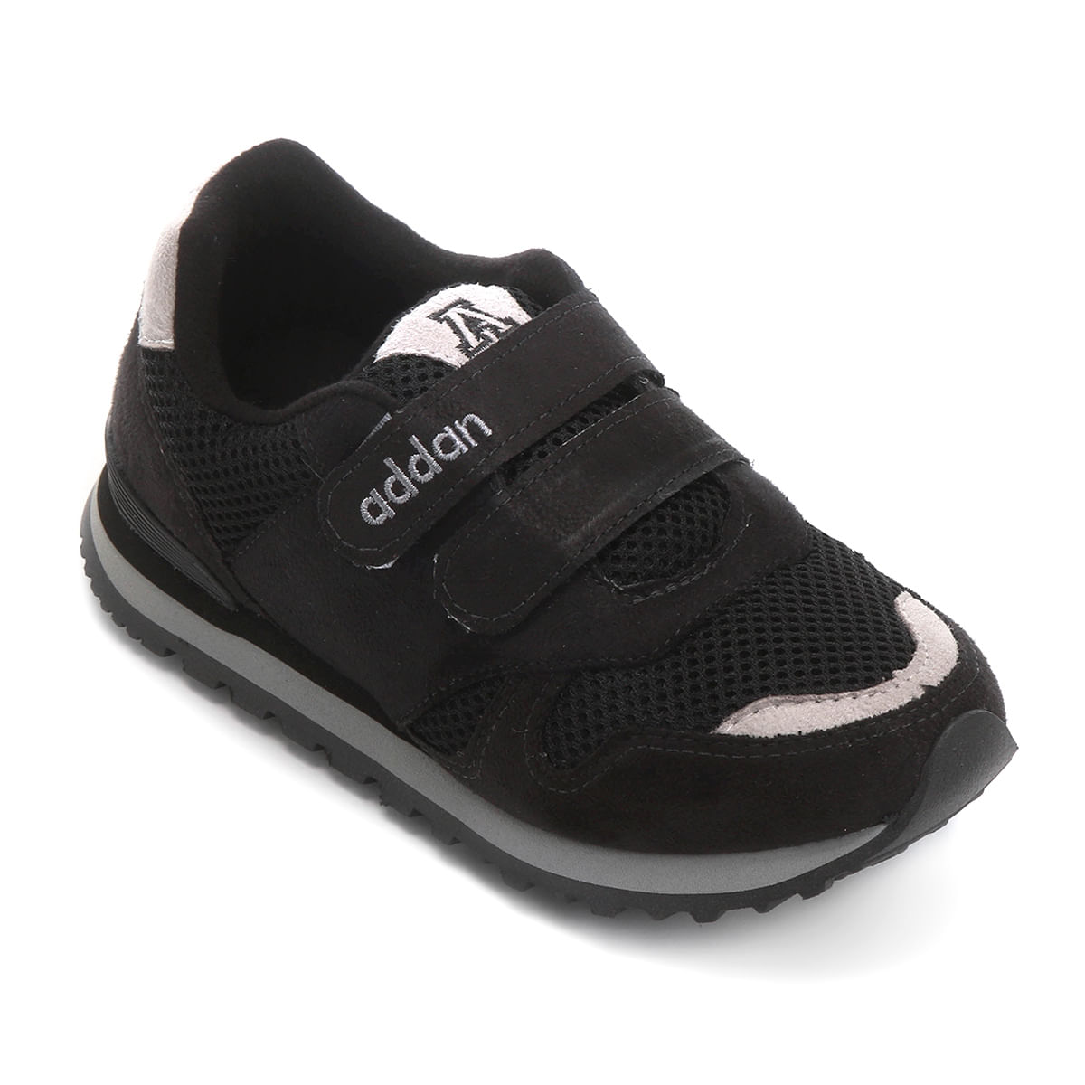 tenis preto velcro infantil