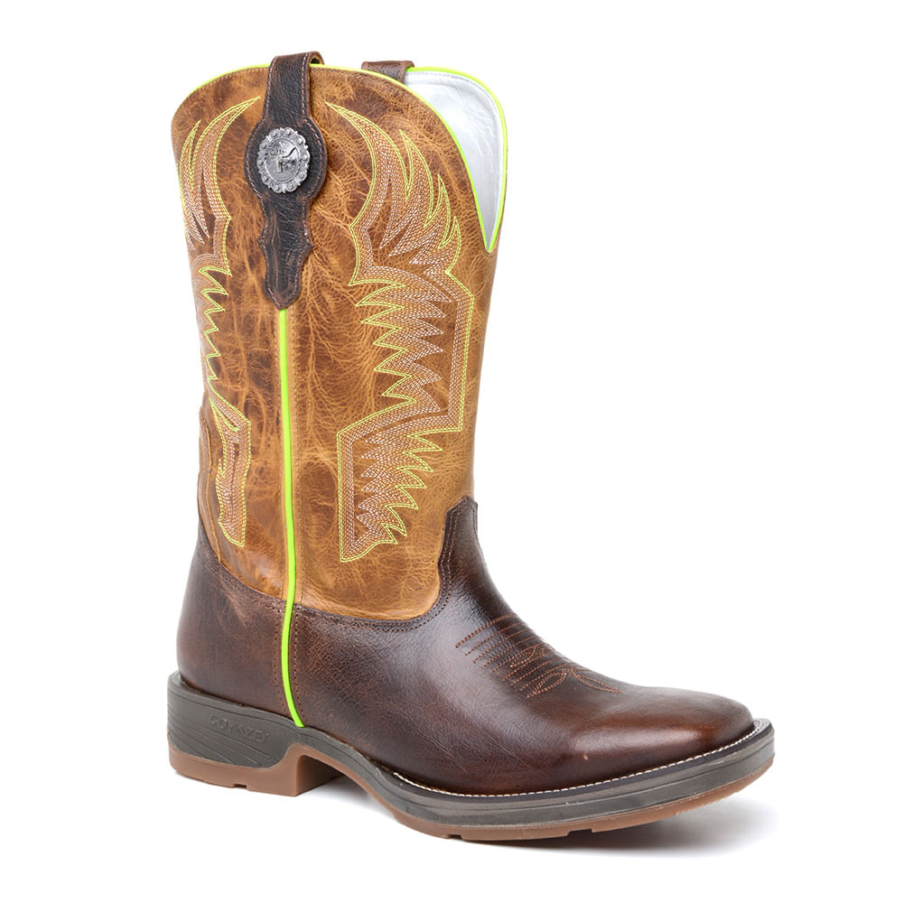 bota goyazes masculina bico quadrado