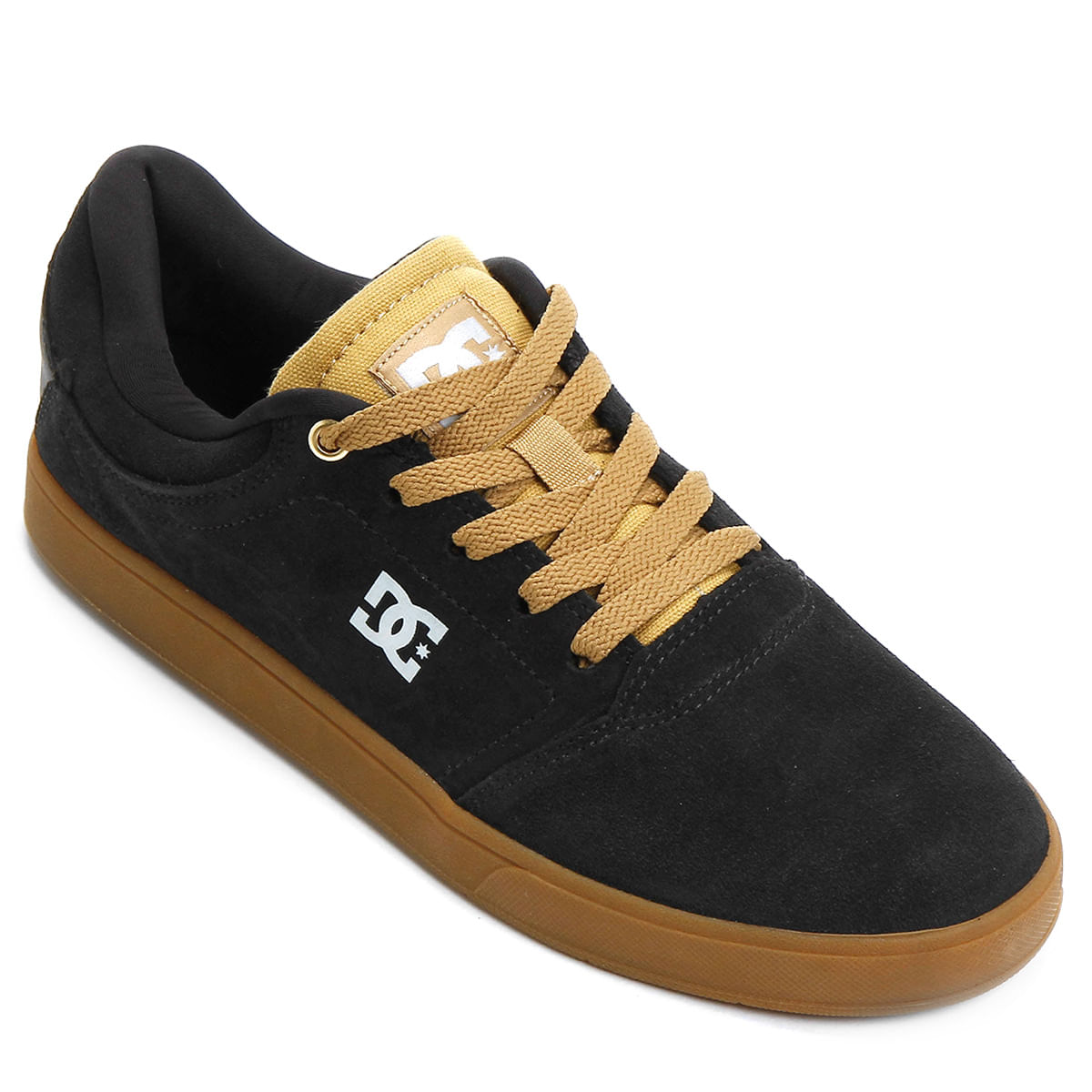tenis preto com solado marrom masculino