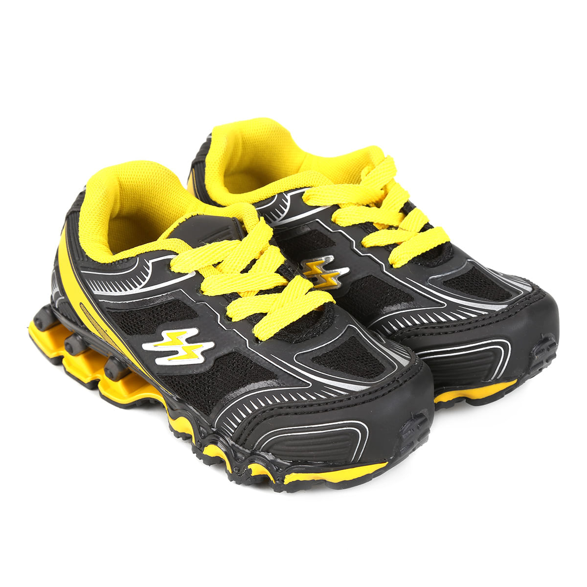 tenis infantil masculino amarelo