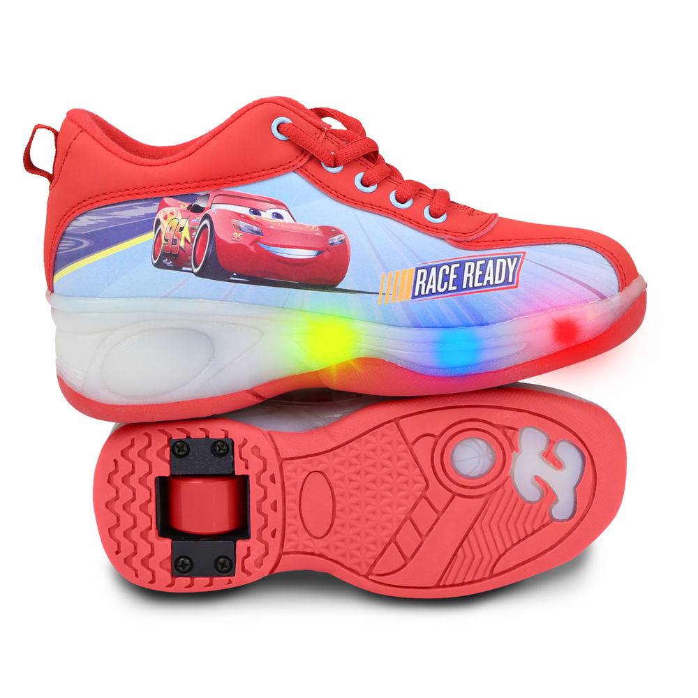 tenis com rodas e luzes