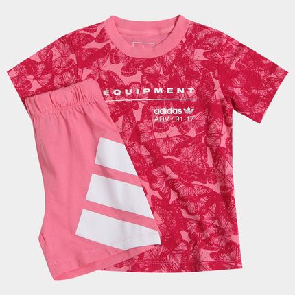 conjunto infantil feminino adidas