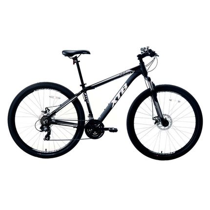 Bicicleta Aro 29 XTB com Quadro em Alumínio Suspensão Dianteira e 21 Marchas - Preta. Menor preço em Bicicleta Aro 29 XTB com Quadro em Alumínio Suspensão Dianteira e 21 Marchas - Preta.