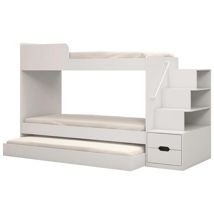 Treliche Santos Andirá Colors com 3 Prateleiras e 2 Gavetas - Branco é ruim? Treliche Santos Andirá Colors com 3 Prateleiras e 2 Gavetas - Branco é boa?