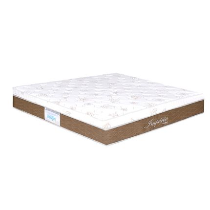 Colchão para Cama Casal Umaflex Império com Europillow e Molas Ensacadas 28 x 138 x 188 cm - Capuccino Menor preço em Colchão para Cama Casal Umaflex Império com Europillow e Molas Ensacadas 28 x 138 x 188 cm - Capuccino