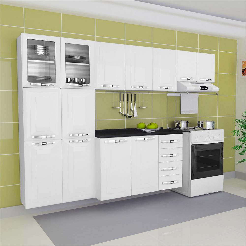 Cozinha Compacta Colormaq Class Master Com 4 Pe As Branca Cozinha Compacta Colormaq Class Master Com 4 Pe As Branca
