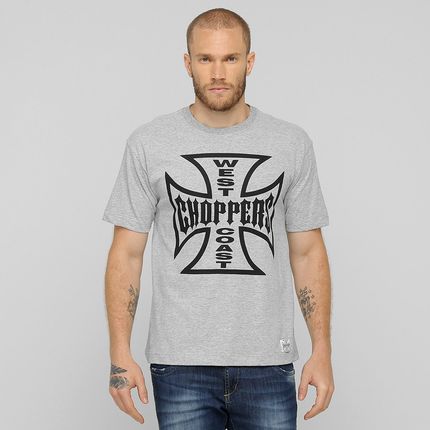 Camiseta West Coast Choppers Pit Stop - Cinza M - Compre no ShopFácil.com