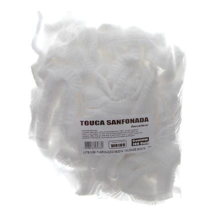 Touca de TNT Sanfonada Branca com 100 Unidades Bioservice é ruim? Touca de TNT Sanfonada Branca com 100 Unidades Bioservice é boa?