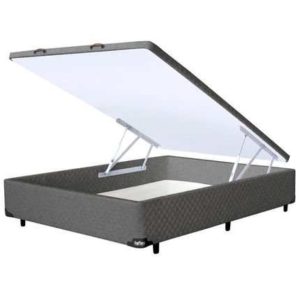 Base Box para Colchão de Casal Itaflex/MGA Universal com Baú 40,5x138x188 cm - Grafite Chumbo. é boa?