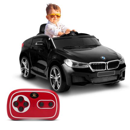 Carro Elétrico Carrinho Infantil BMW 6 GT Preto Com Controle Remoto Entrada Mp3 12v 2 Portas Menor preço em Carro Elétrico Carrinho Infantil BMW 6 GT Preto Com Controle Remoto Entrada Mp3 12v 2 Portas