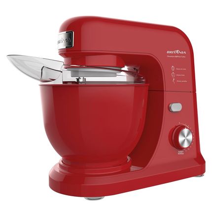 Batedeira Planetária Britânia BBP520 com 11 Velocidades + Turbo – Vermelha 110V Menor preço em Batedeira Planetária Britânia BBP520 com 11 Velocidades + Turbo – Vermelha 110V