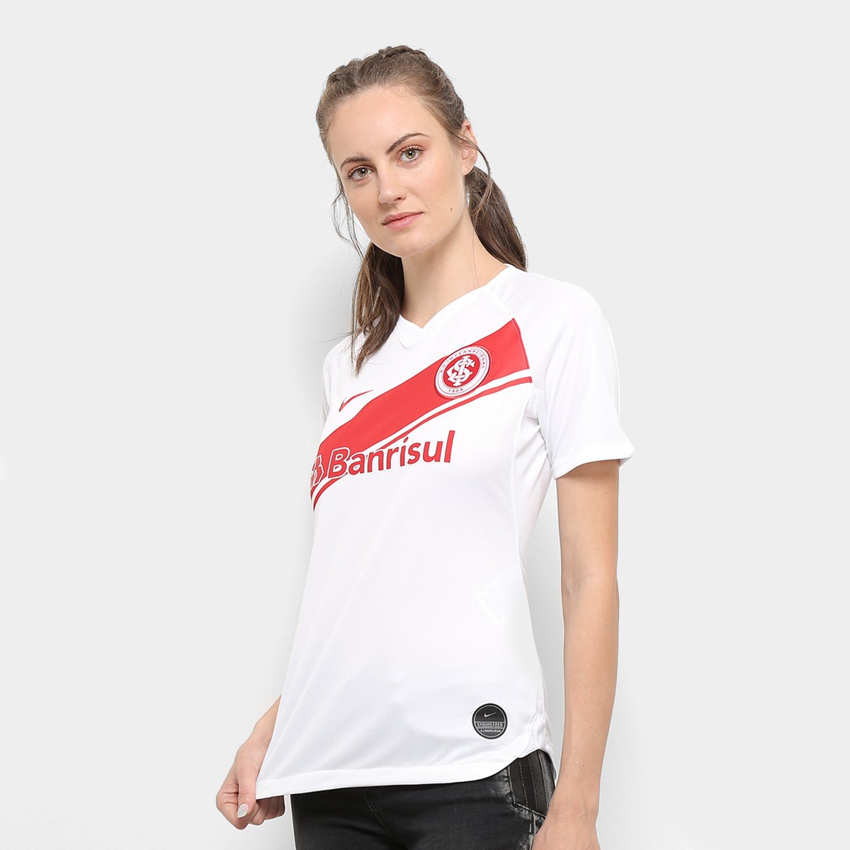 camisa internacional branca feminina