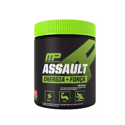 Pre Treino Assault 60 Doses 300g Muscle Pharm Menor preço em Pre Treino Assault 60 Doses 300g Muscle Pharm