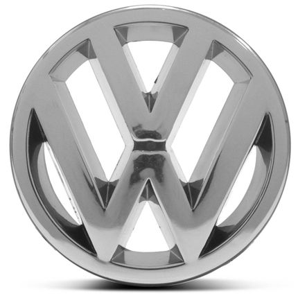 Emblema Volkswagen Grade Dianteira Gol Parati Voyage Saveiro G1 91 a 97 Cromado Menor preço em Emblema Volkswagen Grade Dianteira Gol Parati Voyage Saveiro G1 91 a 97 Cromado