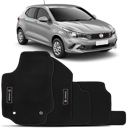 Jogo Tapete Borracha PVC Fiat Argo 2018 e 2019 Preto com Grafia Emblema Impermeável 5 Peças é boa?