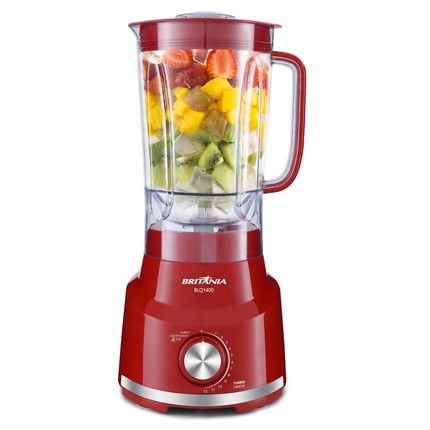Liquidificador Britânia BLQ1400 com 12 Velocidades e 1400W – Vermelho Menor preço em Liquidificador Britânia BLQ1400 com 12 Velocidades e 1400W – Vermelho