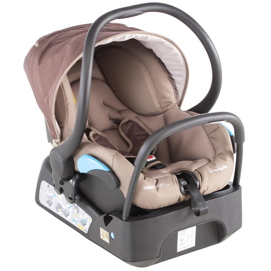 Bebe Conforto Streety Fix 0 A 13kg Bebe Confort Com Base Walnut Brown Compre No Shopfacil Com