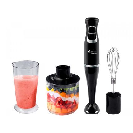 Mixer Lenoxx 3 em 1 Preto 600W - PMX 403 2 Velocidades Menor preço em Mixer Lenoxx 3 em 1 Preto 600W - PMX 403 2 Velocidades