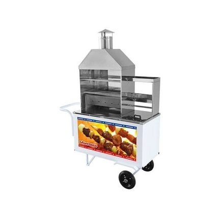 Carrinho de Churrasco Armon - Luxo com 2 Grelhas CHLM-003 Menor preço em Carrinho de Churrasco Armon - Luxo com 2 Grelhas CHLM-003