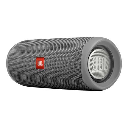 Caixa de Som Portátil JBL Flip 5 com Bluetooth, À Prova D`água - Cinza Menor preço em Caixa de Som Portátil JBL Flip 5 com Bluetooth, À Prova D`água - Cinza